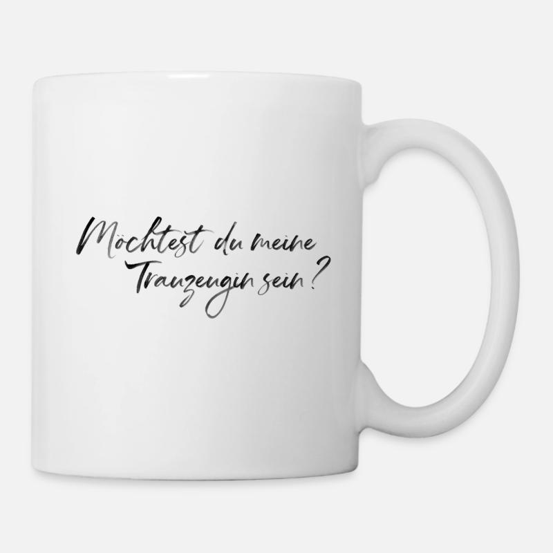 Möchtest du meine Trauzeugin sein? - Tasse - Weiß