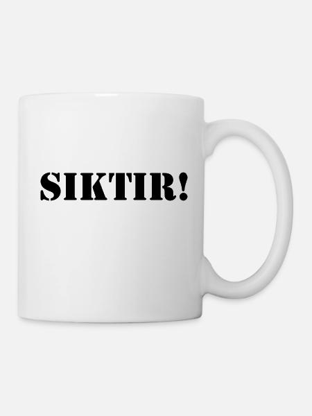 Türkisch Spruch türkische Sprache - Tasse - Weiß