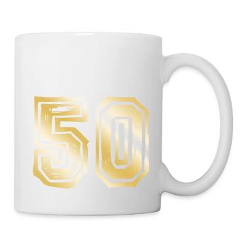50 Number Gold - Mug - white - Right