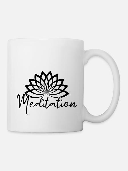 Méditation - Mug blanc - blanc