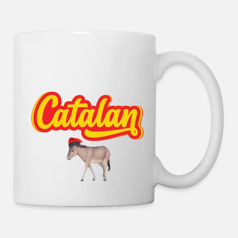 Katalanisch Ane Katalanisch Barratina Regionales Geschenk - Tasse - Weiß