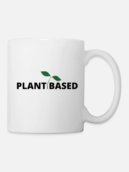 Plant Based - Tasse - Weiß