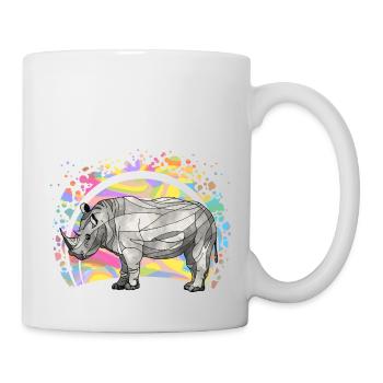 Nashorn - Tasse - Weiß - Rechts