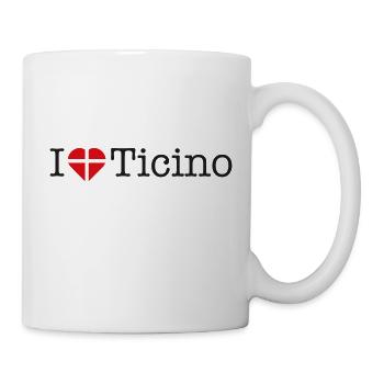 I love Ticino - Mug - white - Right