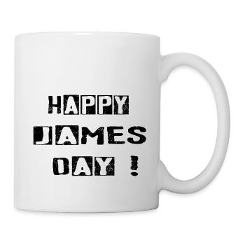 EINEN SCHÖNEN JAMES-TAG! - Tasse - Weiß - Rechts