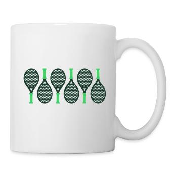 padel padeltennis paddel padel tennis padel joueur - Mug blanc - blanc - Droite
