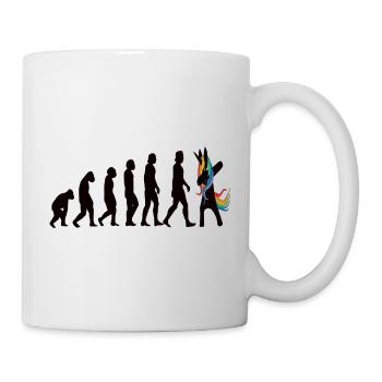 Einhorn Evolution - Unicorn Evolution - Mug - white - Right