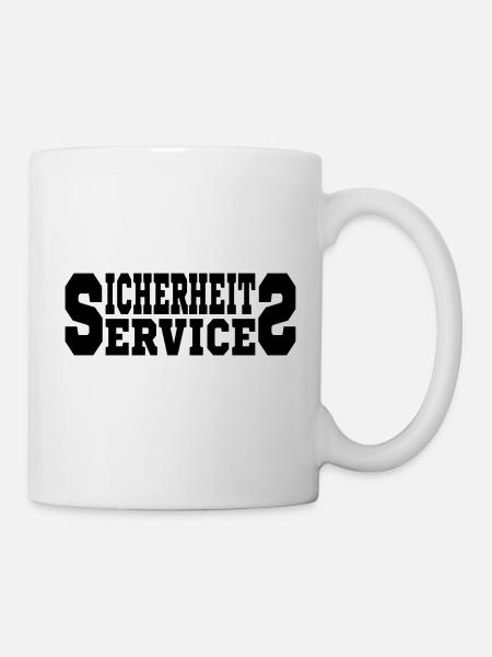 Sicherheits-Services - Tasse - Weiß