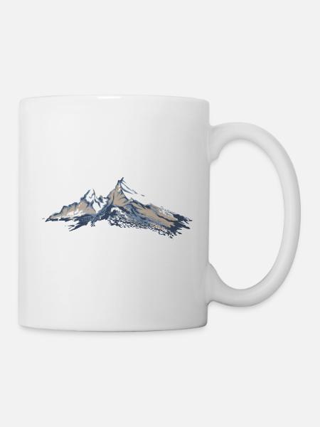 Berg Watzmann Geschenk Geschenkidee - Tasse - Weiß