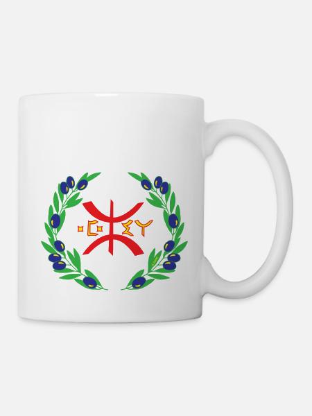 Z AMAZIGH DRAPEAU BERBERE - Mug blanc - blanc