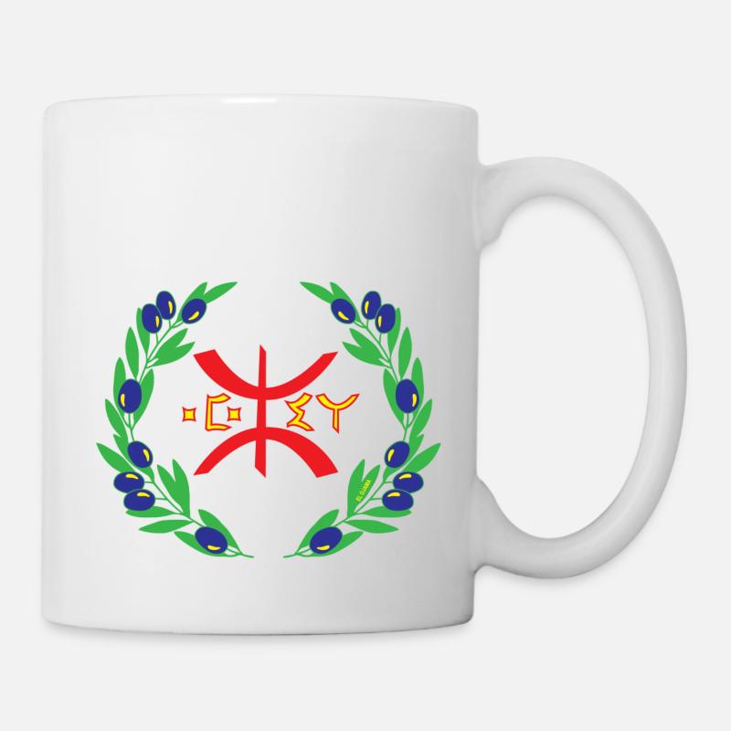 Z AMAZIGH DRAPEAU BERBERE - Mug blanc - blanc