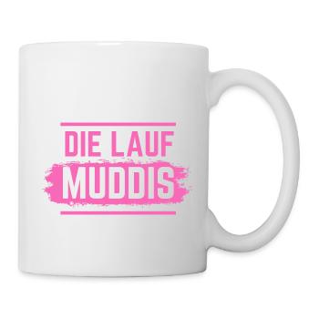 Muddy run shirt mud Matsch Laufshirt Team Muddi - Tasse - Weiß - Rechts