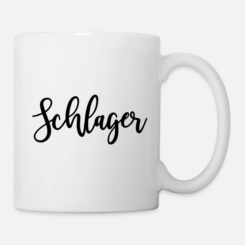 Schlager Farbwechsel - Tasse - Weiß