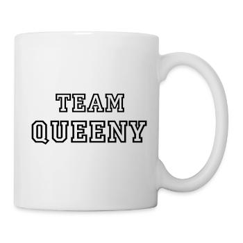 TEAM QUEENY Nom du chien TeamTricot - Mug blanc - blanc - Droite