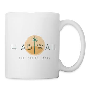 Habiwaii reif für die Insel - Tasse - Weiß - Rechts
