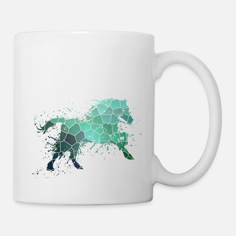Cheval sauvage - Mug blanc - blanc