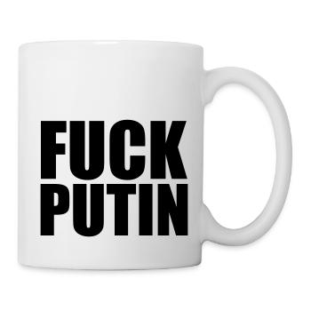 FUCK PUTIN - Tasse - Weiß - Rechts