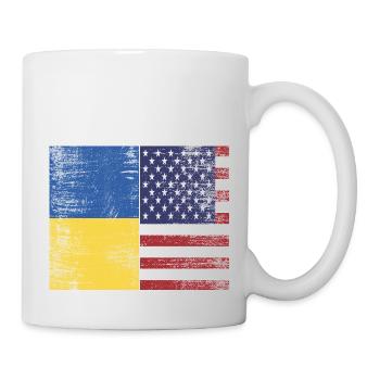 Ukraine - USA - Mug - white - Right