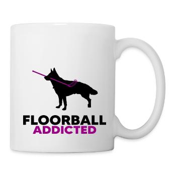 floorball floorballer unihockey - Tasse - Weiß - Rechts