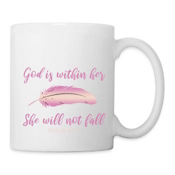 Citation biblique chrétienne - Mug blanc - blanc - Droite
