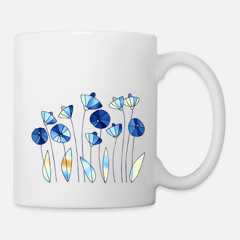 Fleur - Mug blanc - blanc