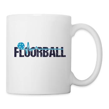 Floorball Player Heartbeat ECG Floorball Player - Mug - white - Right
