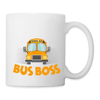 Bus Boss Yellow Bus School Bus Driver - Tasse - Weiß - Rechts