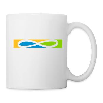 Stripe Infinity icon - Mug - white - Right