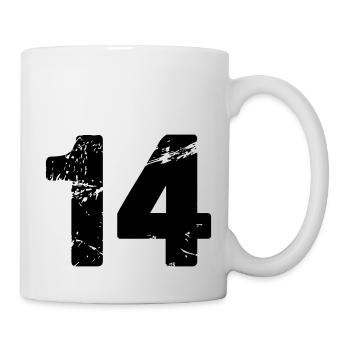 14 - Tasse - Weiß - Rechts
