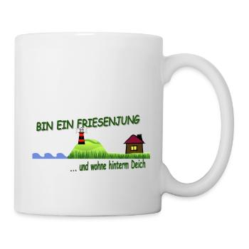 Friesenjung - Tasse - Weiß - Rechts