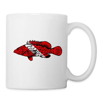 Mérou par Scuba.Style - Mug blanc - blanc - Droite