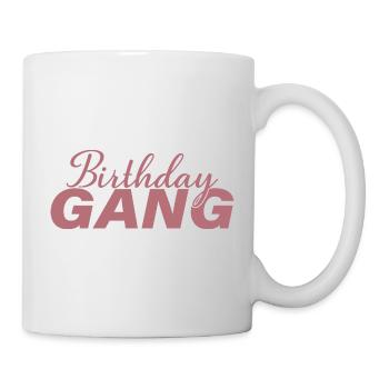 Birthday Gang Matching Group Birthday Party Gift - Mug - white - Right