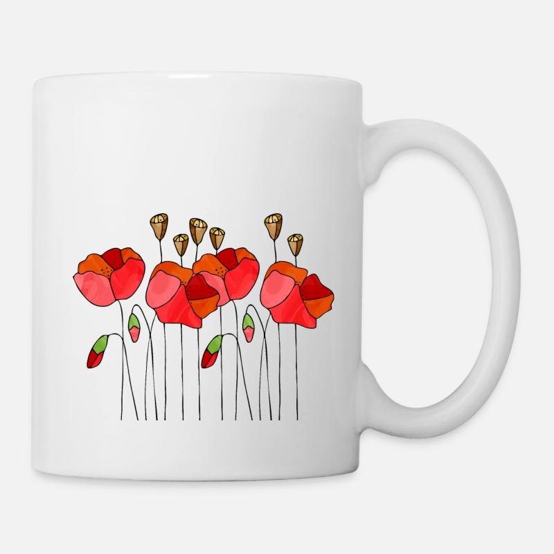 Fleur - Mug blanc - blanc