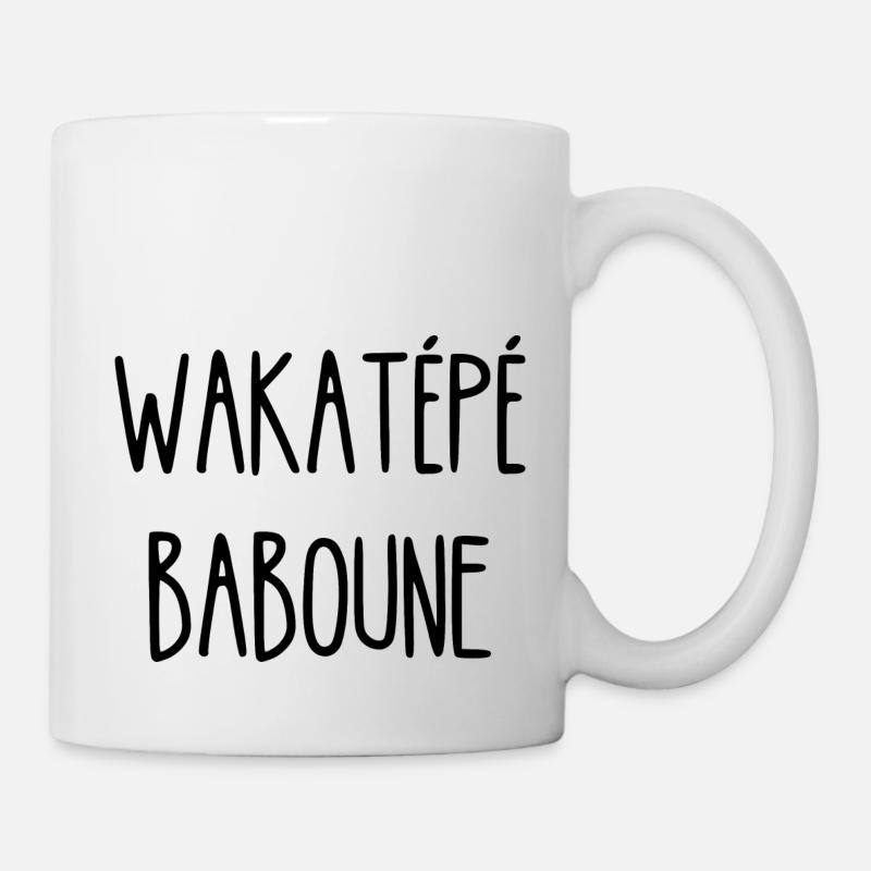 wakatépé baboune - Mug blanc - blanc