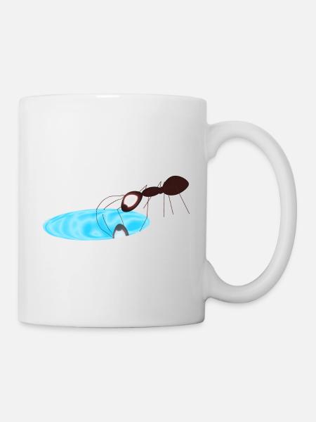 Fourmi - Mug blanc - blanc