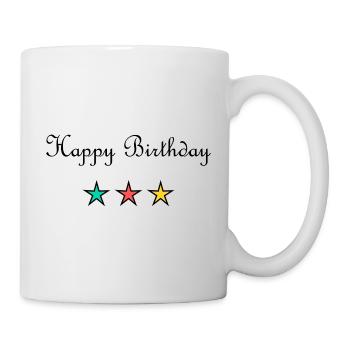 JAHRESTAG. ALLES GUTE ZUM GEBURTSTAG!. ALLES GUTE ZUM GEBURTSTAG!. - Tasse - Weiß - Rechts