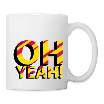 OH OUI! - Mug blanc - blanc - Droite