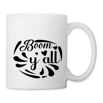 Boom y ́all - Mug blanc - blanc - Droite