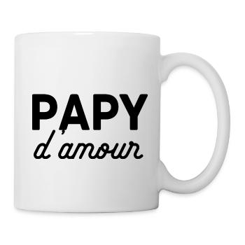 Papy - Mug blanc - blanc - Droite