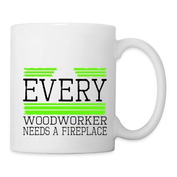 job carpenter plumber happy sayings mason - Mug - white - Right