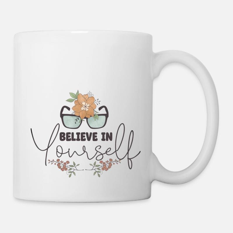 Selbstliebe Inspiration Energie Geschenk - Tasse - Weiß