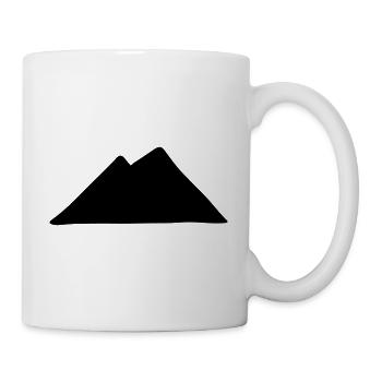 Berge Berg Gebirge Zeichenfläche 1 - Tasse - Weiß - Rechts
