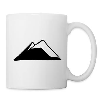 Berge Berg Gebirge Zeichenfläche 1 - Tasse - Weiß - Rechts