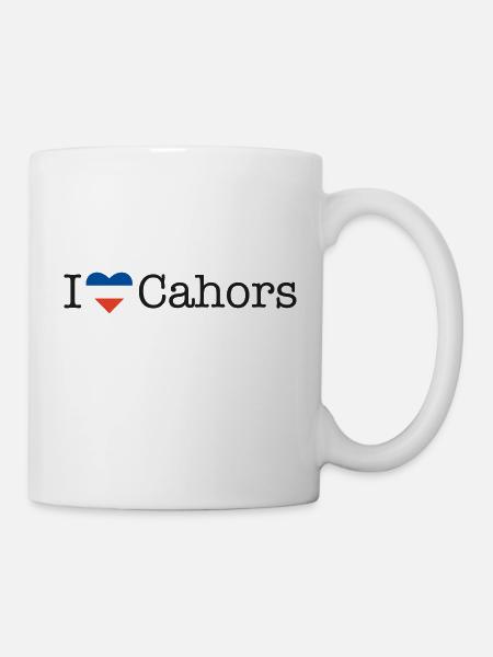 I love Cahors - Tasse - Weiß