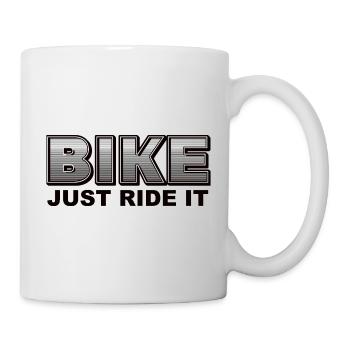 BIKE Just Ride It - Tasse - Weiß - Rechts