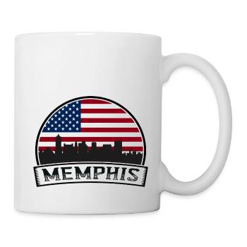 Memphis USA Skyline - Mug - white - Right