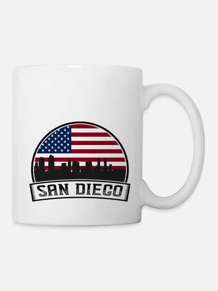San Diego - Tasse - Weiß