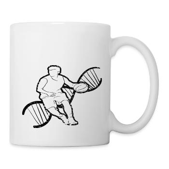 Basketballteam Basketballer Basketballliebhaber - Tasse - Weiß - Rechts