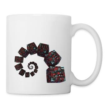 Golden Ratio Sci Fi Cubes - Mug - white - Right