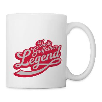 Citation de légende de l’oncle parrain - Mug blanc - blanc - Droite